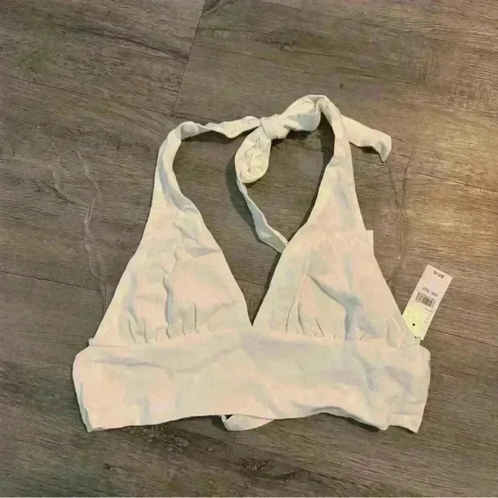 Pacsun bandeau Halter Cropped Tie tank new with tags small